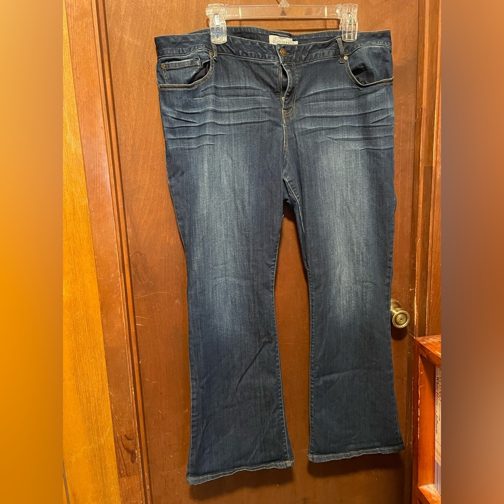 Torrid 24 Regular Dark Wash Bootcut Jeans